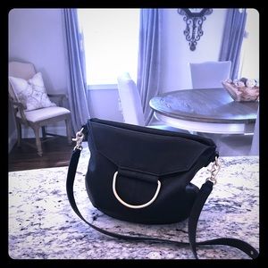 Faux leather handbag